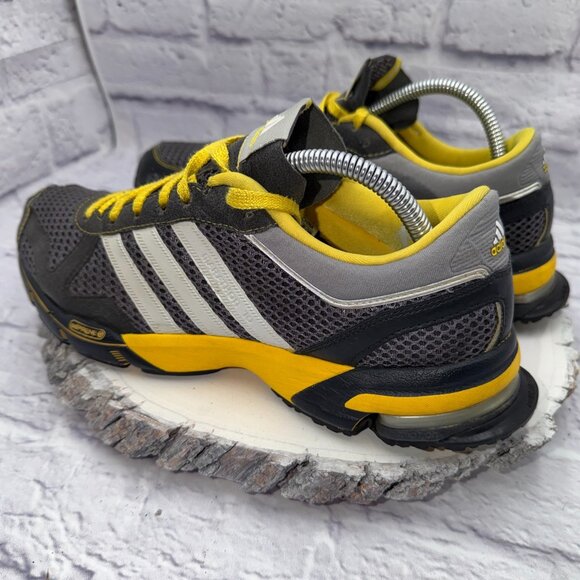 Adidas Marathon 10 adiPRENE Women's Size 10.5 Running Shoes Gray Yellow Sneakers - Picture 9 of 15